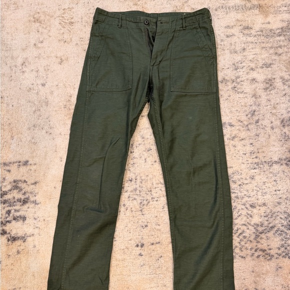 OrSlow Slim Fit Fatigue Pants - Green